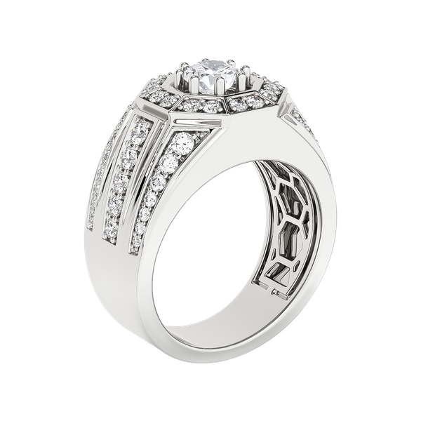 Nhẫn Nam Kim Cương Tự Nhiên - RIMYJ2100481