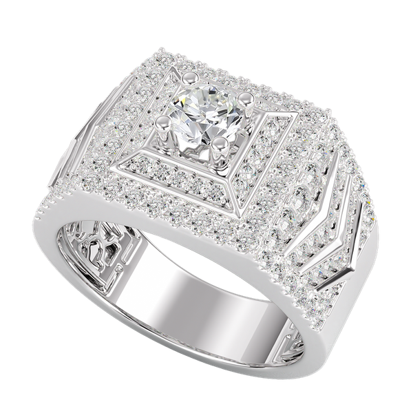Nhẫn Nam Kim Cương Tự Nhiên - RIMYJ2300431