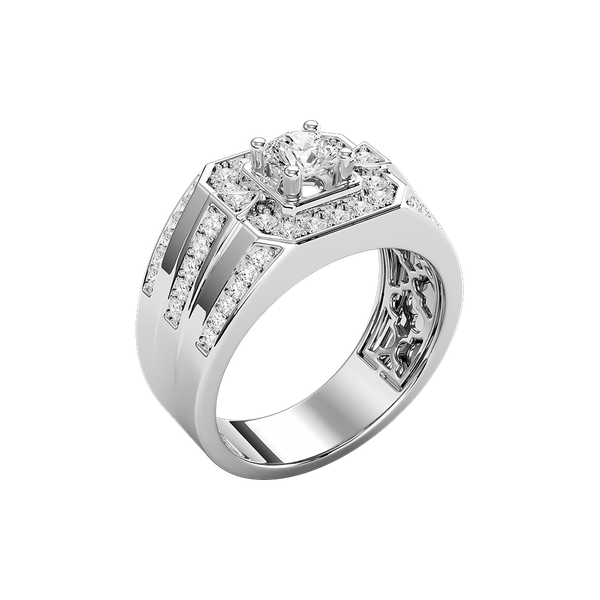 Nhẫn Nam Kim Cương Tự Nhiên - RIMYJ2300541