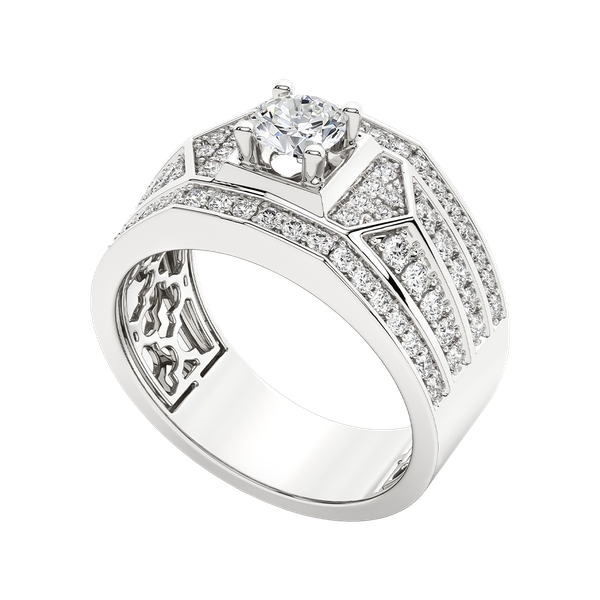 Nhẫn Nam Kim Cương Tự Nhiên - RIMYJ2302251