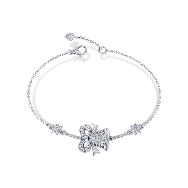 Lắc Tay Kim Cương Tự Nhiên Vàng 18K