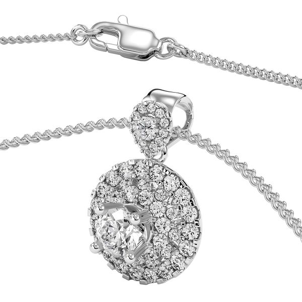 Mặt Dây Chuyền Kim Cương Tự Nhiên Vàng 18K