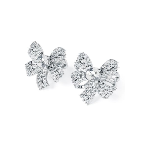 Bông Tai Kim Cương Tự Nhiên Vàng 18K