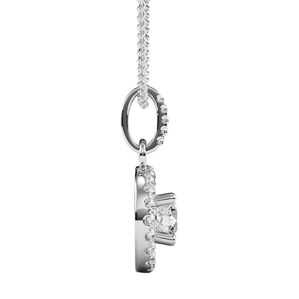Mặt Dây Chuyền Kim Cương Tự Nhiên Vàng 18K