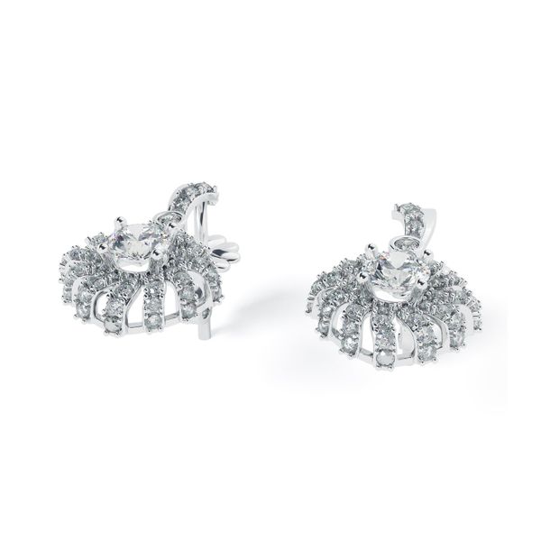 Bông Tai Kim Cương Tự Nhiên Vàng 18K