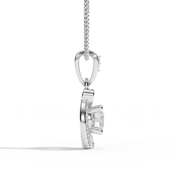 Mặt Dây Chuyền Kim Cương Tự Nhiên Vàng 18K