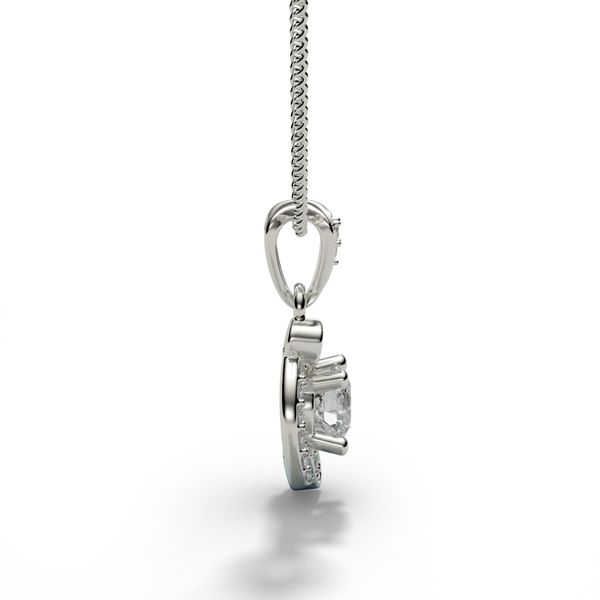 Mặt Dây Chuyền Kim Cương Tự Nhiên Vàng 18K