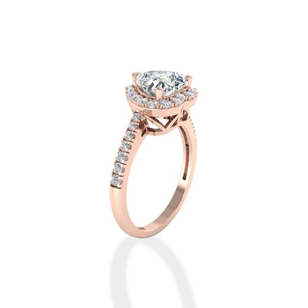 Nhẫn Nữ Kim Cương Tự Nhiên Vàng 18K