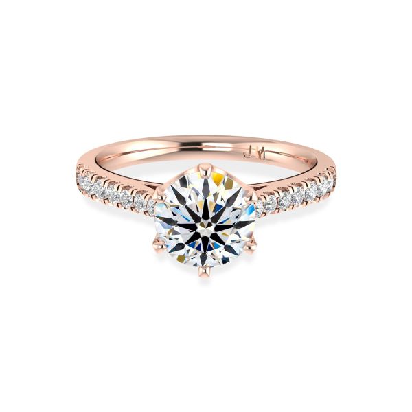 Nhẫn Nữ Kim Cương Tự Nhiên Vàng 18K