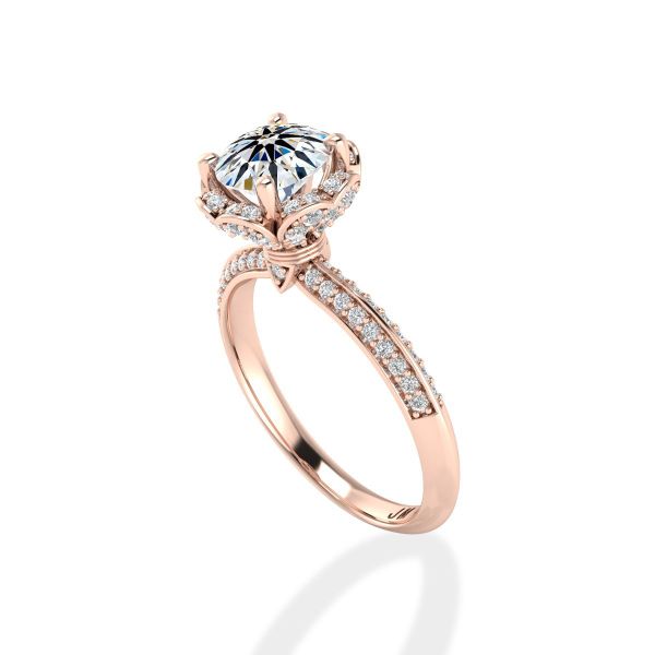 Nhẫn Nữ Kim Cương Tự Nhiên Vàng 18K