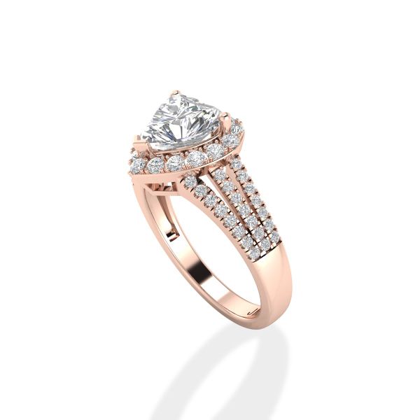 Nhẫn Nữ Kim Cương Tự Nhiên Vàng 18K
