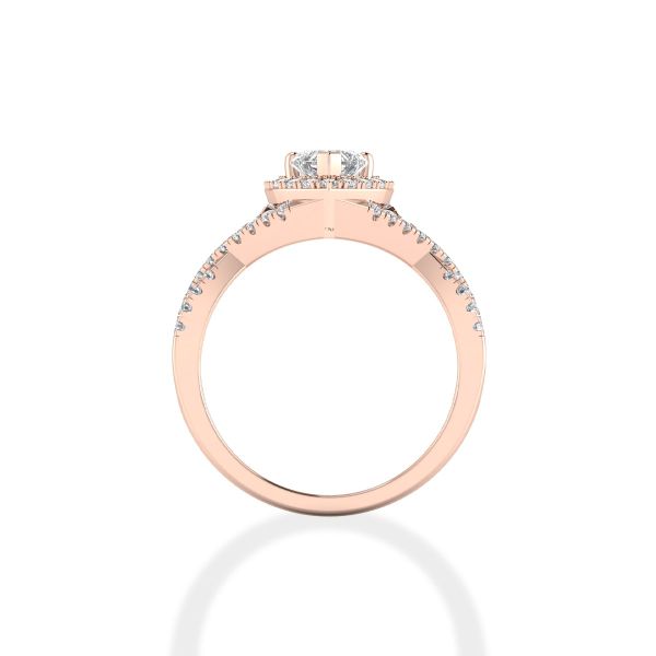 Nhẫn Nữ Kim Cương Tự Nhiên Vàng 18K
