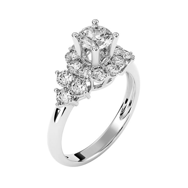Nhẫn Nữ Kim Cương Tự Nhiên Vàng 18K