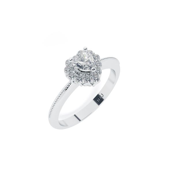 Nhẫn Nữ Kim Cương Tự Nhiên Vàng 18K