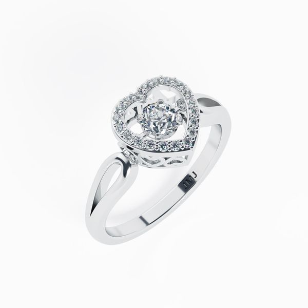 Nhẫn Nữ Kim Cương Tự Nhiên Vàng 18K