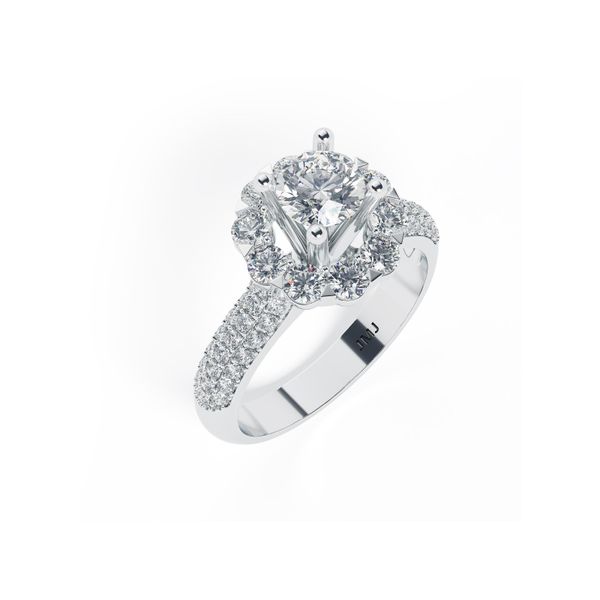 Nhẫn Nữ Kim Cương Tự Nhiên Vàng 18K