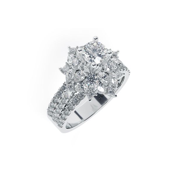 Nhẫn Nữ Kim Cương Tự Nhiên Vàng 18K