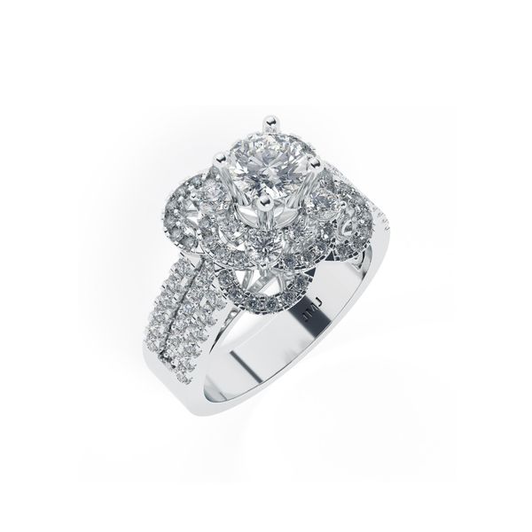 Nhẫn Nữ Kim Cương Tự Nhiên Vàng 18K
