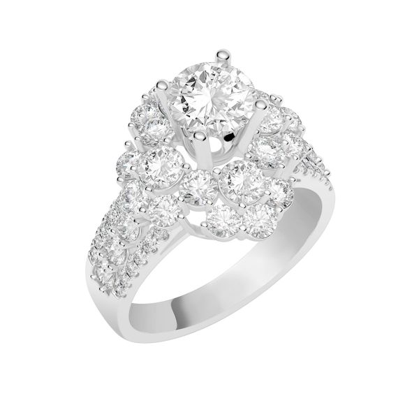 Nhẫn Nữ Kim Cương Tự Nhiên Vàng 18K