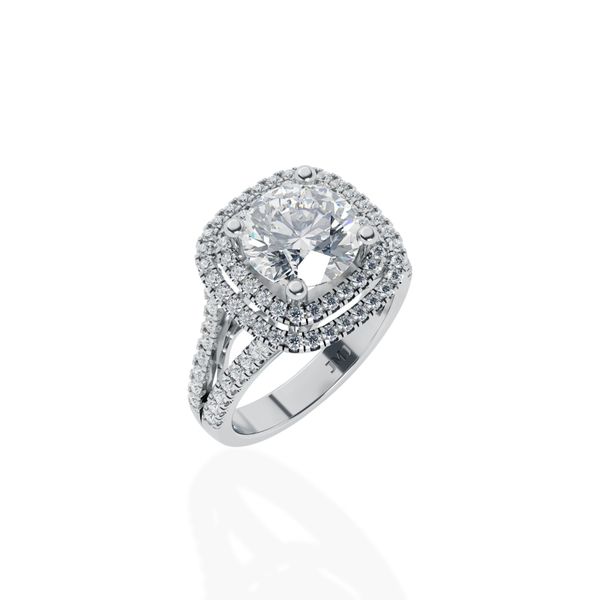 Nhẫn Nữ Kim Cương Tự Nhiên Vàng 18K