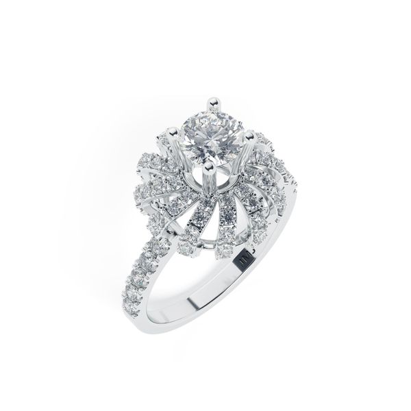 Nhẫn Nữ Kim Cương Tự Nhiên Vàng 18K