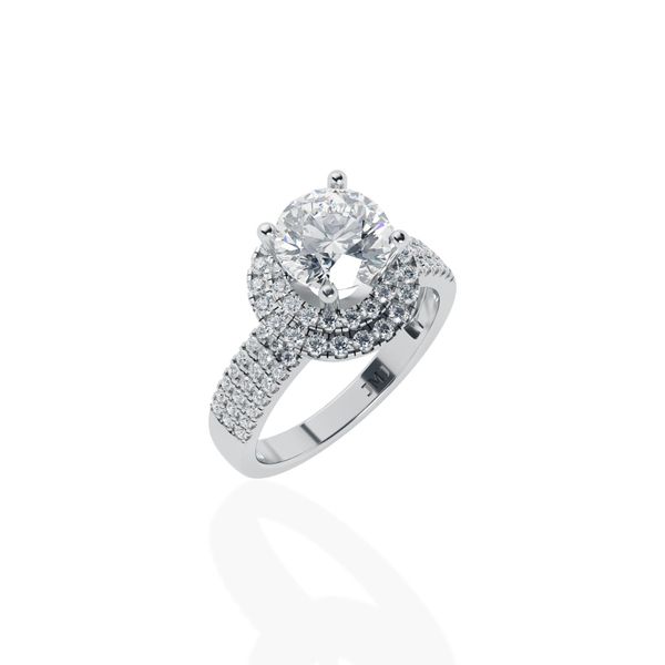 Nhẫn Nữ Kim Cương Tự Nhiên Vàng 18K