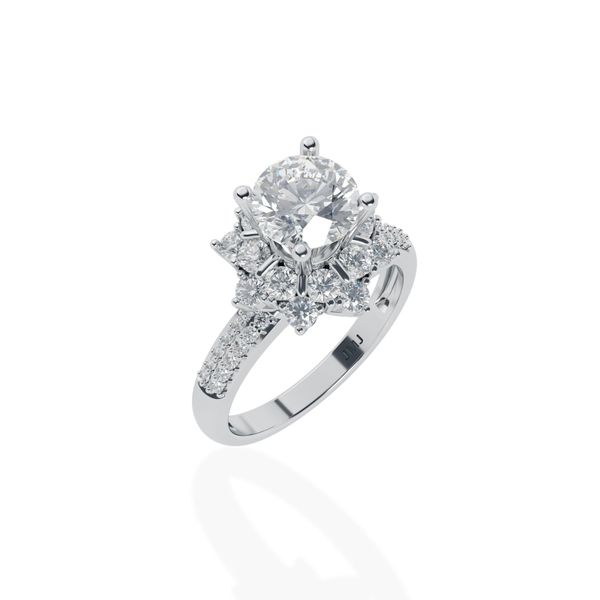 Nhẫn Nữ Kim Cương Tự Nhiên Vàng 18K