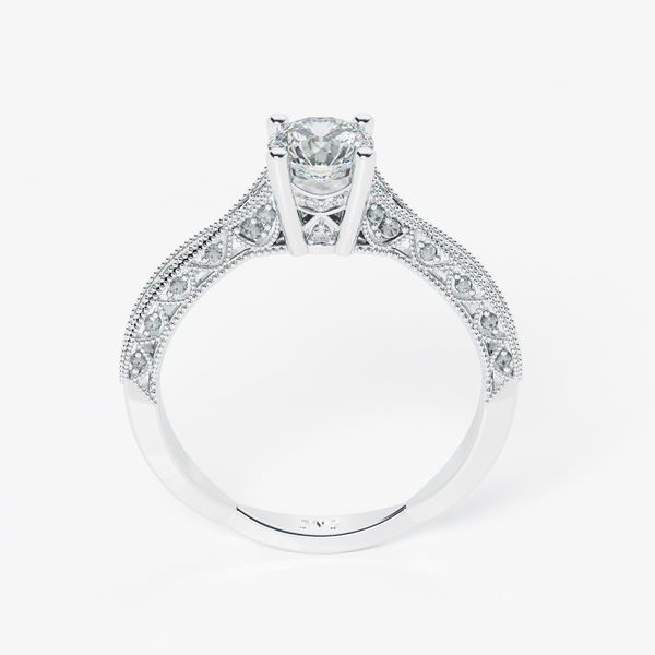 Nhẫn Nữ Kim Cương Tự Nhiên Vàng 18K