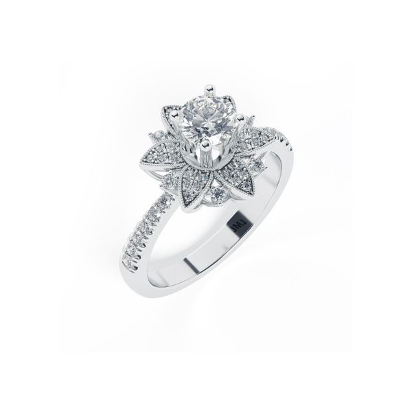 Nhẫn Nữ Kim Cương Tự Nhiên Vàng 18K