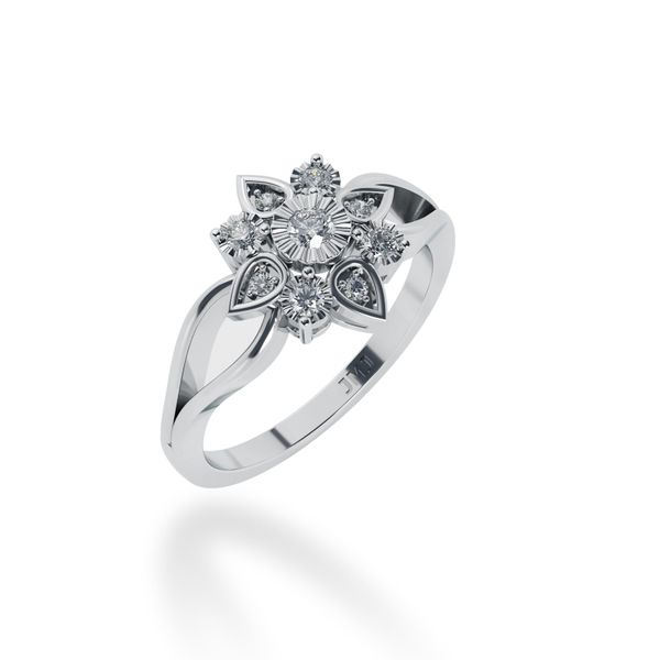 Nhẫn Nữ Kim Cương Tự Nhiên Vàng 18K