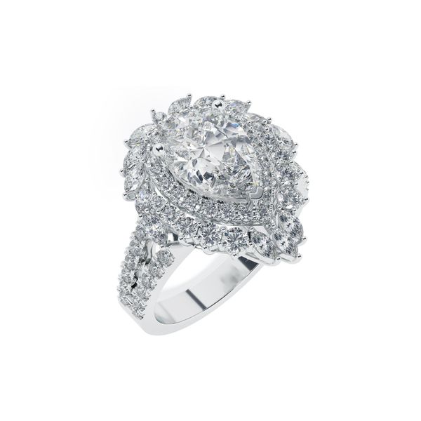Nhẫn Nữ Kim Cương Tự Nhiên Vàng 18K