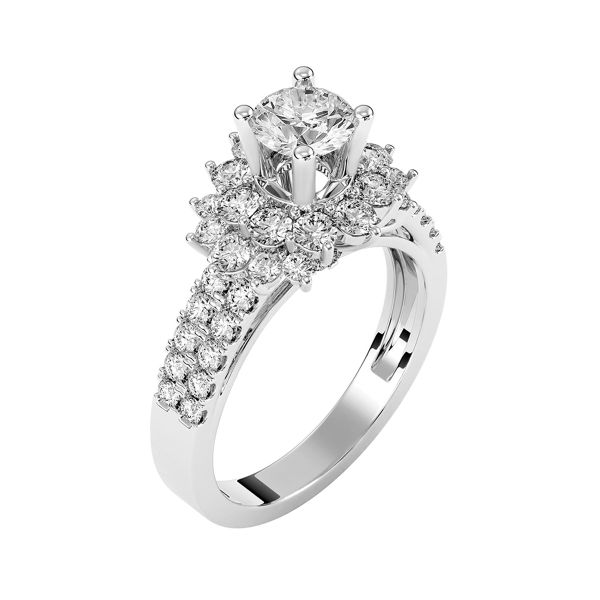 Nhẫn Nữ Kim Cương Tự Nhiên Vàng 18K