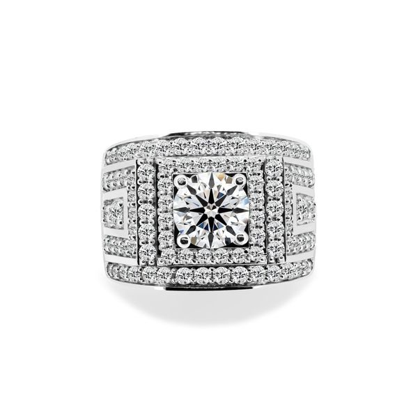 Nhẫn Nam Kim Cương Tự Nhiên Vàng 14K