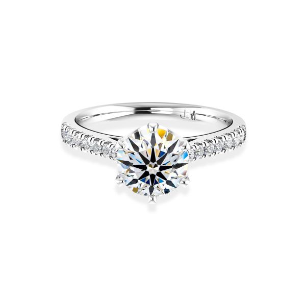 Nhẫn Nữ Kim Cương Tự Nhiên Vàng 18K