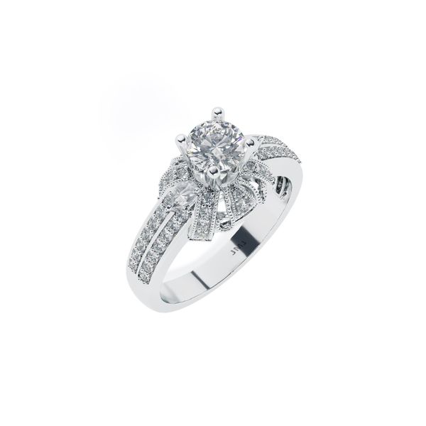 Nhẫn Nữ Kim Cương Tự Nhiên Vàng 18K