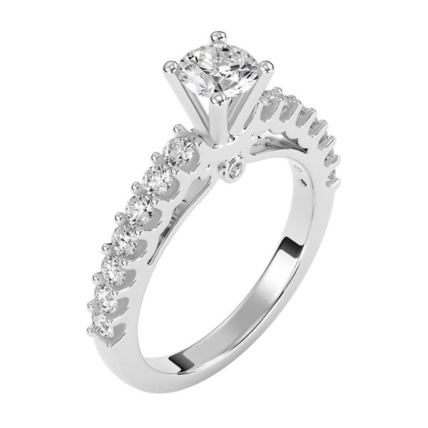 Nhẫn Nữ Kim Cương Tự Nhiên Vàng 18K