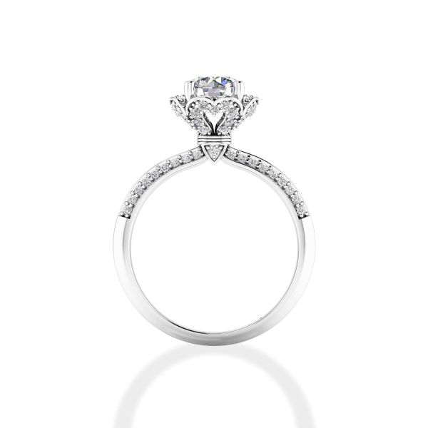Nhẫn Nữ Kim Cương Tự Nhiên Vàng 18K