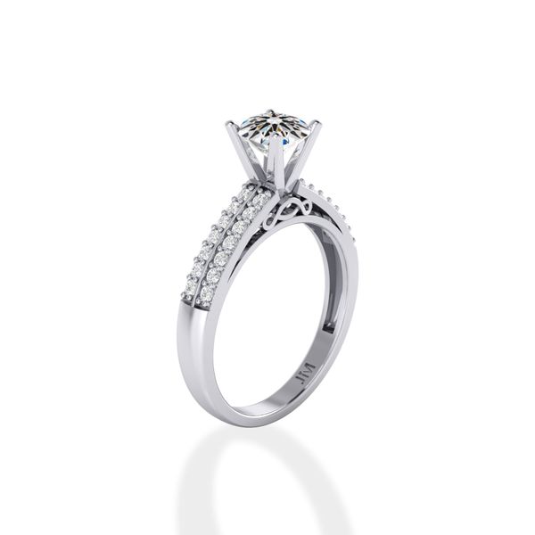 Nhẫn Nữ Kim Cương Tự Nhiên Vàng 18K