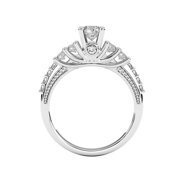 Nhẫn Nữ Kim Cương Tự Nhiên Vàng 18K