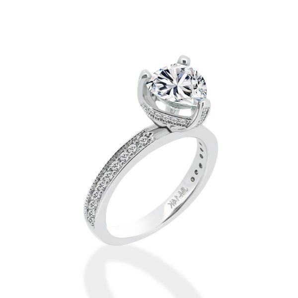 Nhẫn Nữ Kim Cương Tự Nhiên Vàng 18K