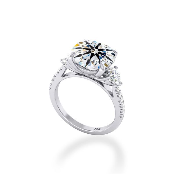 Nhẫn Nữ Kim Cương Tự Nhiên Vàng 18K