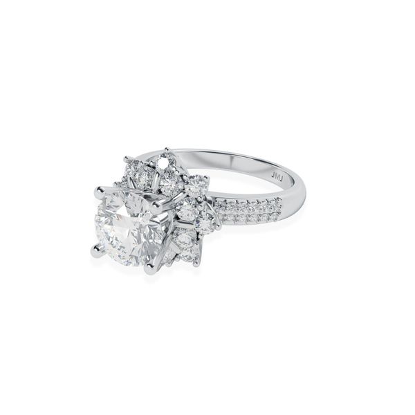 Nhẫn Nữ Kim Cương Tự Nhiên Vàng 18K