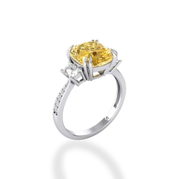 Nhẫn Nữ Kim Cương Tự Nhiên Vàng 18K
