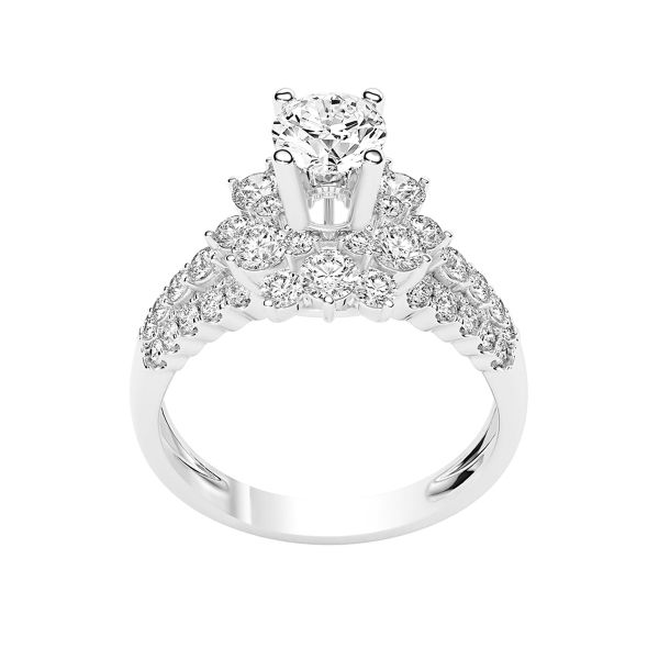 Nhẫn Nữ Kim Cương Tự Nhiên Vàng 18K
