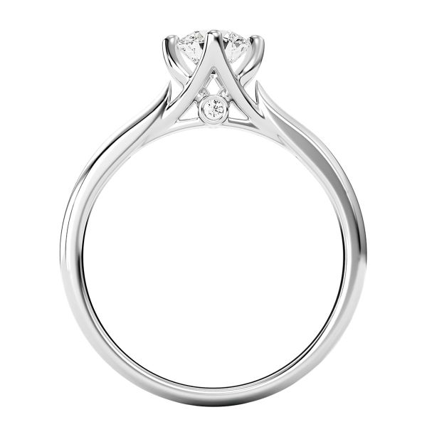 Nhẫn Nữ Kim Cương Tự Nhiên Vàng 18K