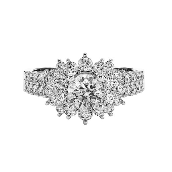 Nhẫn Nữ Kim Cương Tự Nhiên Vàng 18K