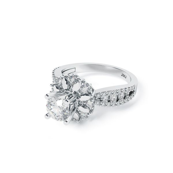 Nhẫn Nữ Kim Cương Tự Nhiên Vàng 18K