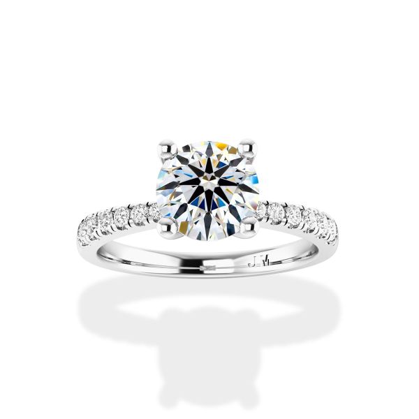 Nhẫn Nữ Kim Cương Tự Nhiên Vàng 18K