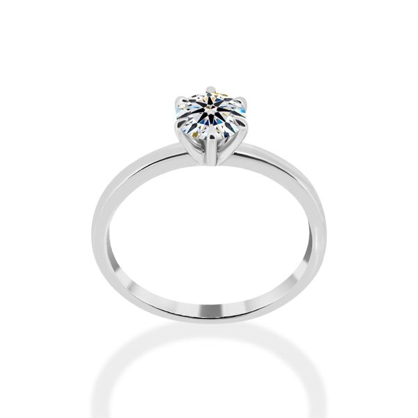 Nhẫn Nữ Kim Cương Tự Nhiên Vàng 18K