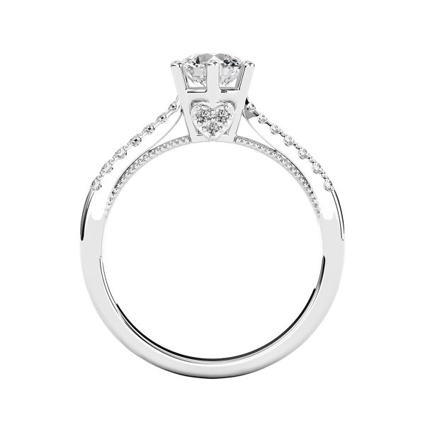 Nhẫn Nữ Kim Cương Tự Nhiên Vàng 18K